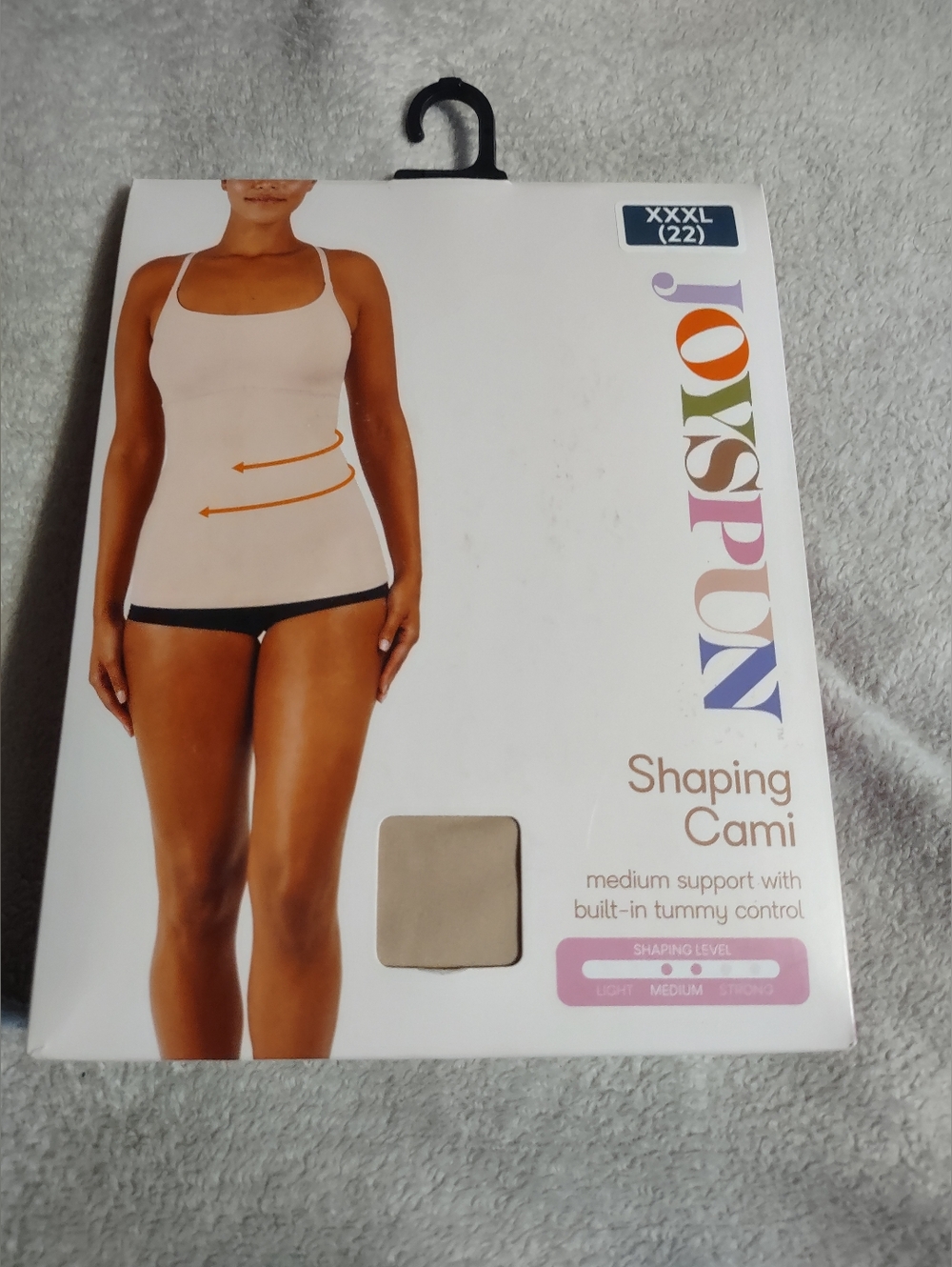 JOYSPUN Shaping Cami in Adobe Tan/Size XXXL (22) Women/NWT